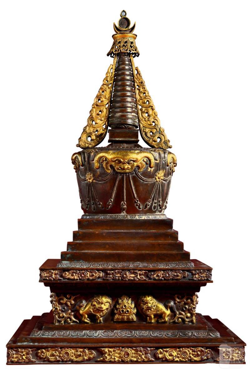 清乾隆（1736-1795年）尊胜佛塔 - 图2